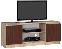 TV galds Akord RTV, valriekstu krās./sonoma ozola krās., 40 cm x 140 cm x 55 cm