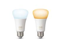 Šviestuvas lubų ir sienų Philips Hue Ambiance 929001200163, E27, 2200 - 6500 °K, 2 x 2 W, balta sp. / balta sp.