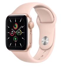 Viedais pulkstenis Apple Watch SE, zelta krās.