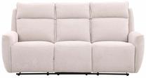 Sofa-reklaineris Home4you Maren 23789, smėlio sp., 90 x 206 cm x 104 cm