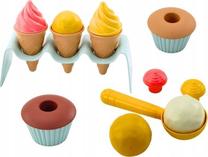 Набор игрушек для песочницы, набор мороженого Lean Toys, многоцветный, 13 шт.