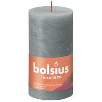 Žvakė, cilindrinė Bolsius Rustic Shine Rustic Taupe, 60 h, pilka sp.