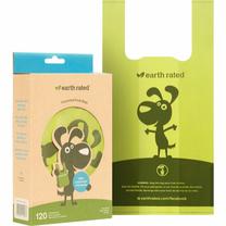Maisiņi izkārnījumu savākšanai Earth Rated Poop Bags With Handle 521701, 120 gab. zaļa krās.