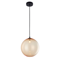Valgusti rippuv CosmoLight Hale P01494BK, G9, 1 x 6 W, läbipaistev v. / must v., 25 x 25 cm