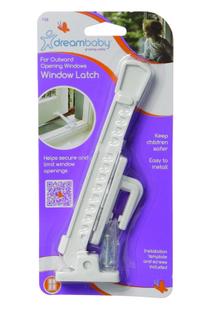 Durų ir langų užraktas Dreambaby Window Latch, balta sp.