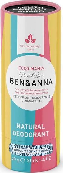 Ķermeņa dezodorants Ben & Anna Coco Mania, 40 g