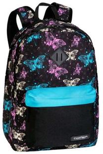 Skolas mugursoma CoolPack Scout Zodiac, melns krās./rozā krās./bēša krās., 45.5 cm x 32.5 cm x 18 cm