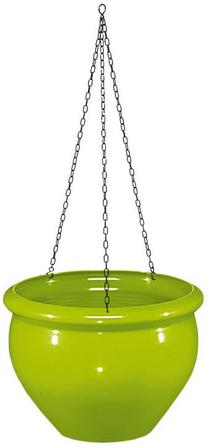 Karināmais puķu pods Emsa, polipropilēns (pp), Ø 26 cm, zaļa krās.