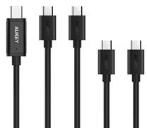 Laidas Aukey USB, Micro USB, juoda sp.