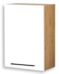 Viršutinė virtuvinė spintelė Bodzio Bellona KBE50GP-BI/DSC, ąžuolo sp./balta sp., 50 cm x 31 cm x 72 cm