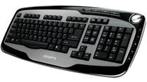 Laidinė kompiuterio klaviatūra Gigabyte GK-K6800V2, EN/RU, juoda sp./pilka sp.