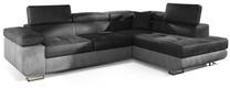 Kampinė sofa Anton Monolith 97, Monolith 84, pilka sp./tamsiai pilka sp., dešininė, 202 x 275 cm x 90 cm