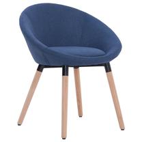 Valgomojo kėdė VLX 283433, mėlyna sp., 63 cm x 55 cm x 76 cm