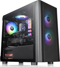 Kompiuterio korpusas Thermaltake V150 TG ARGB Breeze, skaidri sp./juoda sp.