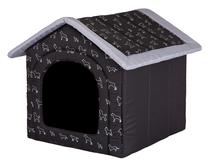 Šuns būdelė Hobbydog Dogs BUDCWP14, juoda sp., R1