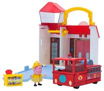 Interaktīva rotaļlieta Peppa Pig: Fire Rescue Playset, daudzkrāsaina