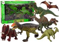 Figūrėlių rinkinys Lean Toys Dinosaurs, 6 vnt., įvairių spalvų