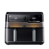 Karšto oro gruzdintuvė Braun TwinCook 5 3in1 TD5073, juoda sp., 2850 W, 10 l