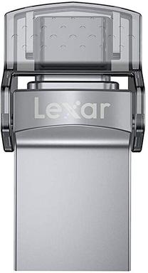 USB zibatmiņa Lexar D35c, sudraba krās., 64 GB