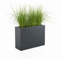 Puķu pods Monumo Lungo Grande, polietilēns, 85 cm x 35 cm, antracīta krās.