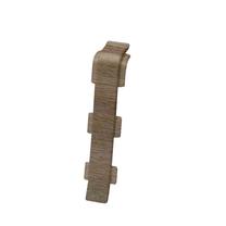 Соединение плинтуса Salag LIMA (wood) LYTL04, 2.4 см x 7.2 см x 1.2 см, коричневый дуб цв., 2 шт.