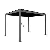 Pavėsinė Home4you Mirador-111, 392.7 x 250.8 cm, ruda sp./juoda sp.