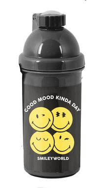 Ūdens pudele Paso Smiley SM24LK-3021, melna krās./dzeltena krās., plastmasa, 0.55 l