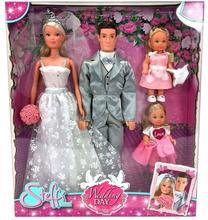 Кукла Simba Steffi Love Wedding Day 105733547, 29 см, многоцветный