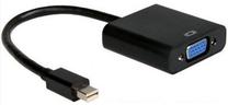 Adapteris Gembird Displayport-mini to VGA Display port male, VGA female, juoda sp.