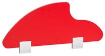 Gultas aizsargbarjera Kalune Design Jack 1345, sarkana krās., 36 cm x 18 cm