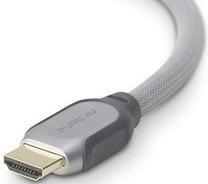 Kabelis Sharkoon HDMI, HDMI Micro, 1 m, pelēka krās.