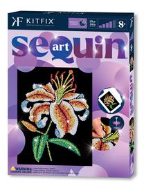 Набор для творчества, голубь Kitfix Sequin Art, белый цв./зеленый цв./oранжевый цв.