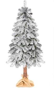 Dirbtinė Kalėdų eglutė apsnigta Springos Snow CT0139, 220 cm, su stovu