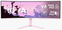 Monitorius Arozzi Nova, AZ-NO-49TUW165-PNK, VA, 165 Hz, DQHD, 49"