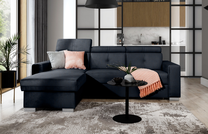 Kampinė sofa Fresia Monolith 79, tamsus grafitas sp., kairinė, 176 x 247 cm x 104 cm