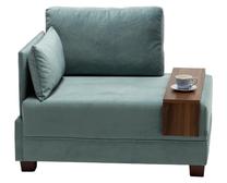 Sofa Hanah Home Fly Left, mėlyna sp., kairinė, 100 x 75 cm x 80 cm