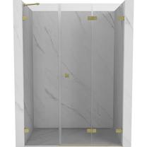 Dušo durys Mexen Lunar-F Right, 125 cm x 200 cm, aukso sp./grūdintas