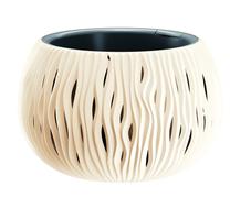 Gėlių vazonas Prosperplast Sandy Bowl DSK290, plastikinis, Ø 29 cm, smėlio sp.