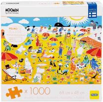 Dėlionė Martinex Moomin French Riviera Beach, 48 cm x 68 cm, 1000 vnt., įvairių spalvų