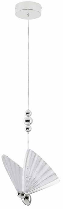 Светильник потолочный Light Prestige Mariposa LP-1715/1P CH, LED, 3000 - 6000 °К, 1, белый цв. / хромовый цв.