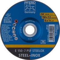 Šlifavimo diskas Pferd E150-7 A24 L PSF, 125 mm x 22.23 mm