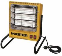 Infraraudonųjų spindulių šildytuvas Master TS3A, 2.4 kW, Geltona sp.