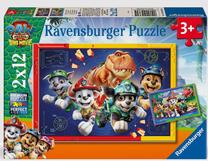 Puzle 2in1 Ravensburger PAW Patrol Dino Movie, 26 cm x 18 cm, 24 gab.