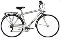Dviratis miesto Coppi City Bike Man, 28 ", 20" rėmas, sidabro sp.