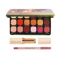 Skropstu un uzacu produktu komplekts Revolution Make Up Friends X Revolution Lot, daudzkrāsaina