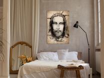 Reprodukcija Artgeist Shroud Of Turin In Sepia DKNW0475-XXLPWD, 80 cm x 120 cm
