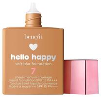Šķidrā grima bāze Benefit Hello Happy, deep warm krās., 7, 30 ml