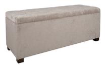 Pufas Home4you Sonata 28872, smėlio sp., 121 cm x 48 cm x 50 cm