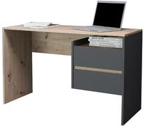 Rašomasis stalas Paco PC-03, antracito/ąžuolo