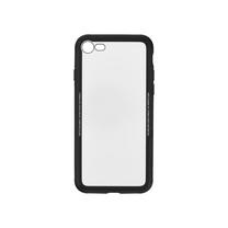 Telefono dėklas Tellur Cover Glass Simple, skaidri sp./juoda sp., Apple